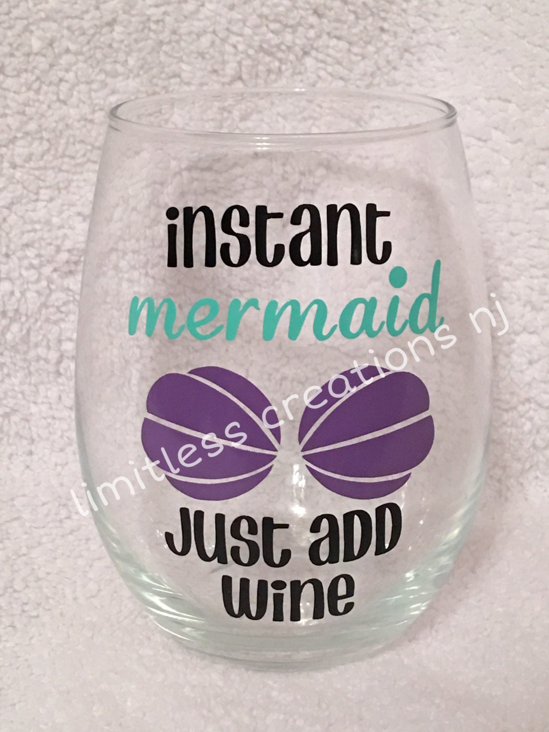 Download instant mermaid just add wine wine glass