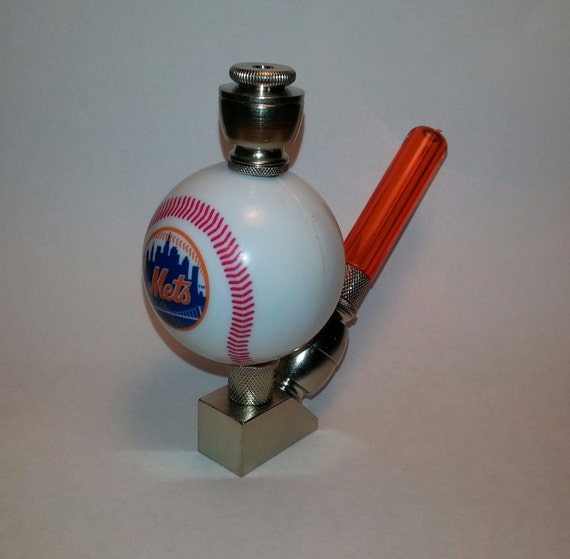 New York Mets Baseball Pipe Nickel Wedge by DCHelmetPipes