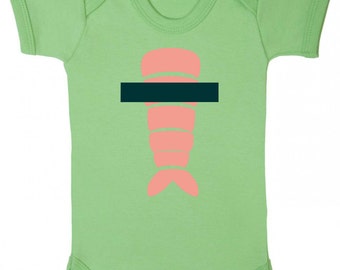Halloween Baby Grow Vest Sushi Roll Costume Outfit