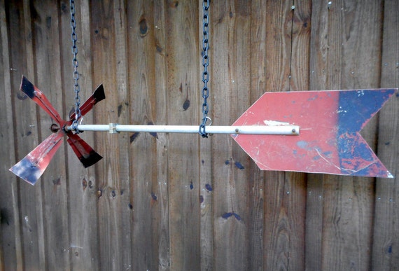 Rustic Farmhouse Decor Metal Windmill Blades Metal Arrow Rustic Farmhouse Decor Metal Windmill Blades Metal Arrow