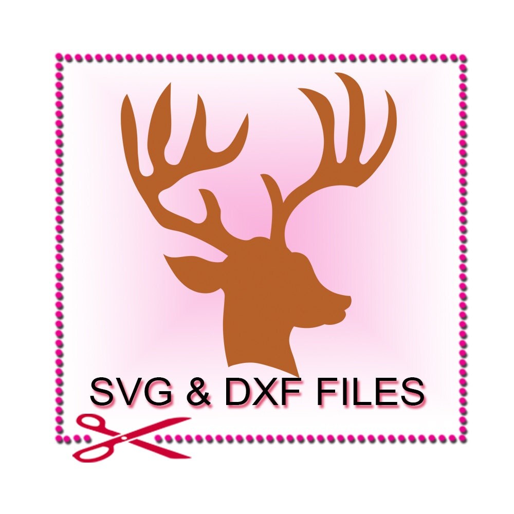 Download Deer Head SVG Files For Silhouette Studio and Cricut Design