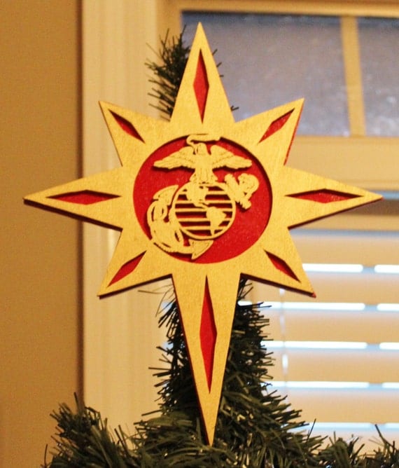 marine corps christmas tree topper with ega by marine corps christmas tree topper with ega by