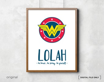 Wonder Woman Wall Art wonder woman art | etsy Wonder Woman Wall Art wonder woman art | etsy