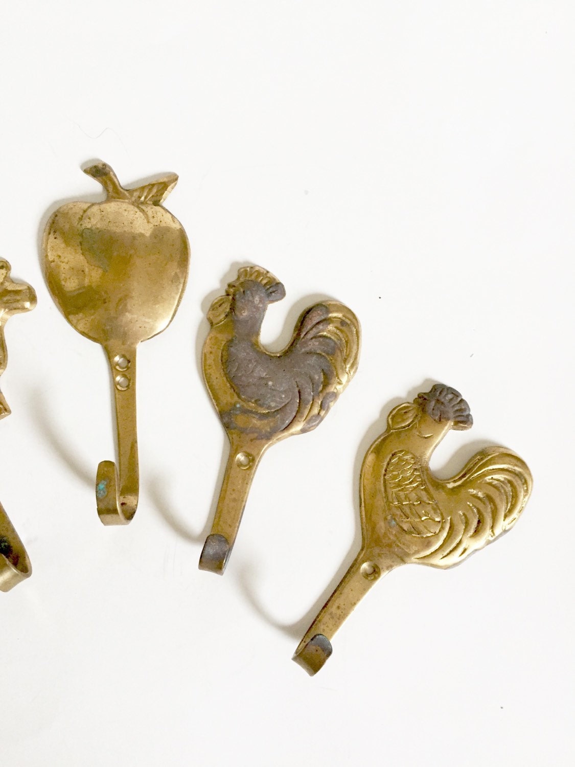 Pretty Vintage Wall Hooks Metal Wall Hooks Shabby Chic Home