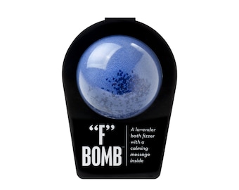 THE "F" BOMB, Bath Bomb, Bath Fizzer, Bath Fizzie, Surprise Inside, Bath and Body