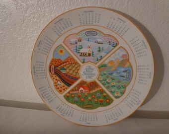 Vintage Avon "The Four Seasons 1987" Collector's Plate