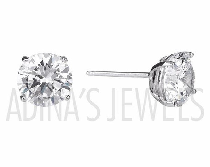 Cubic Zirconia Studs | Stud Earrings | Silver Stud Earrings | Sterling Silver Studs | CZ Stud Earrings | Cubic Zirconia Earrings | Studs