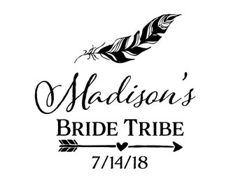 Bride Tribe Tattoo - Wedding Party Tattoo