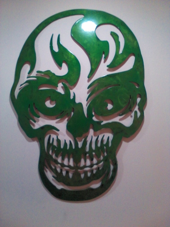 skull Corporate Art Metal Wall Art Art Decor mancave man