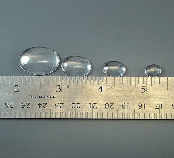 Silicone mold 18 oval lenses set 18x25 13x18 10x14 8x10 mm