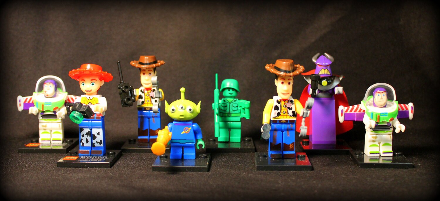 Custom Toy Story Minifigure Set. Lego Compatible. 8