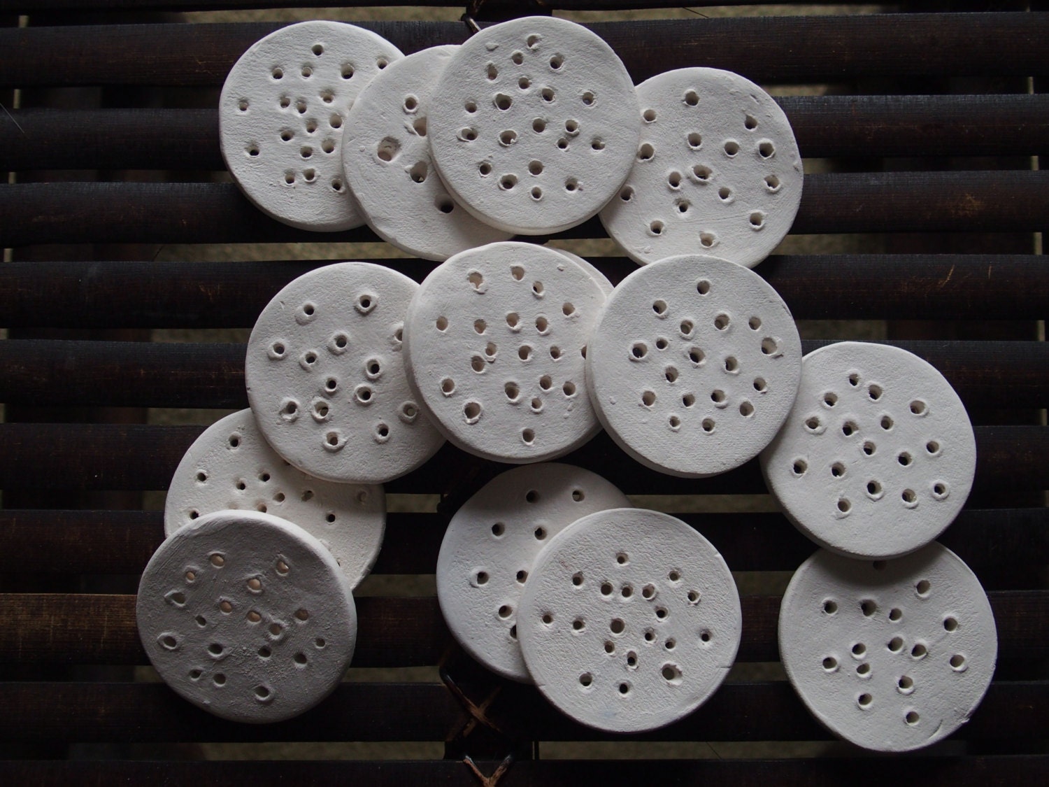 Pot spots handmade drainage hole covers for plant pots