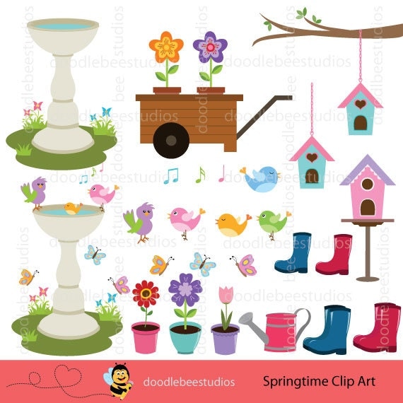 spring garden clip art - photo #33