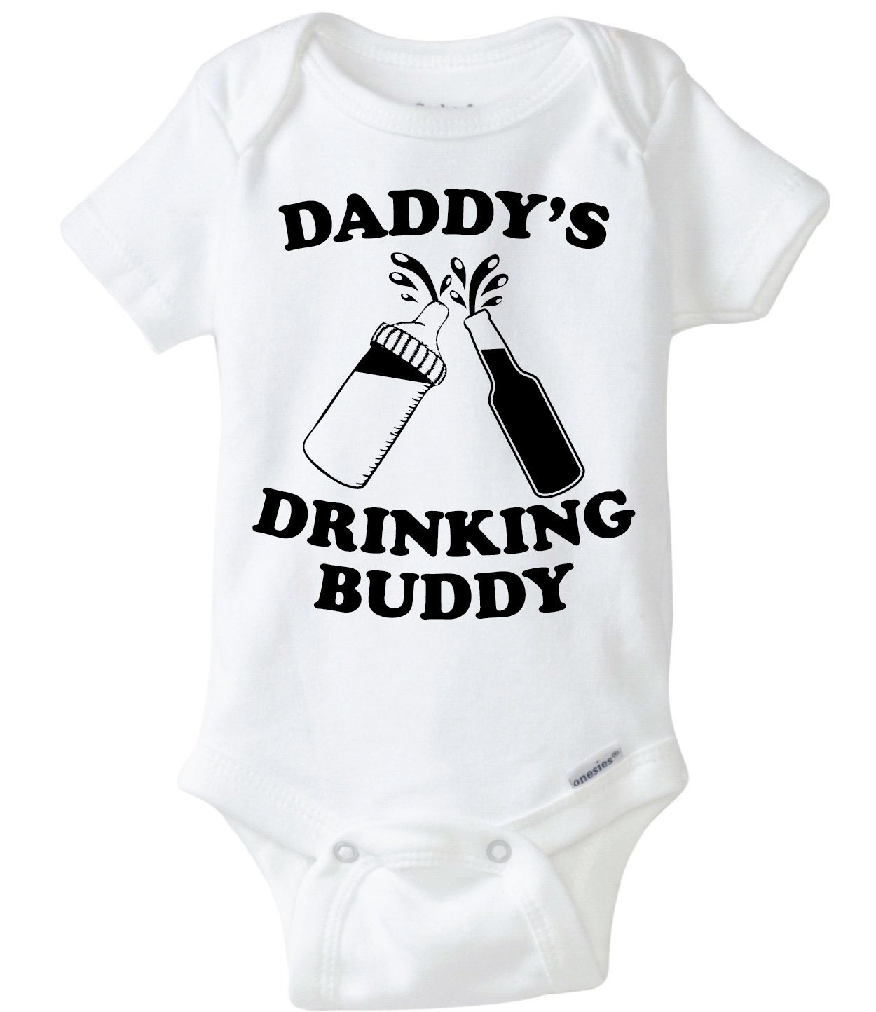 Download Daddy's Drinking Buddy Onesie Design SVG DXF by ...