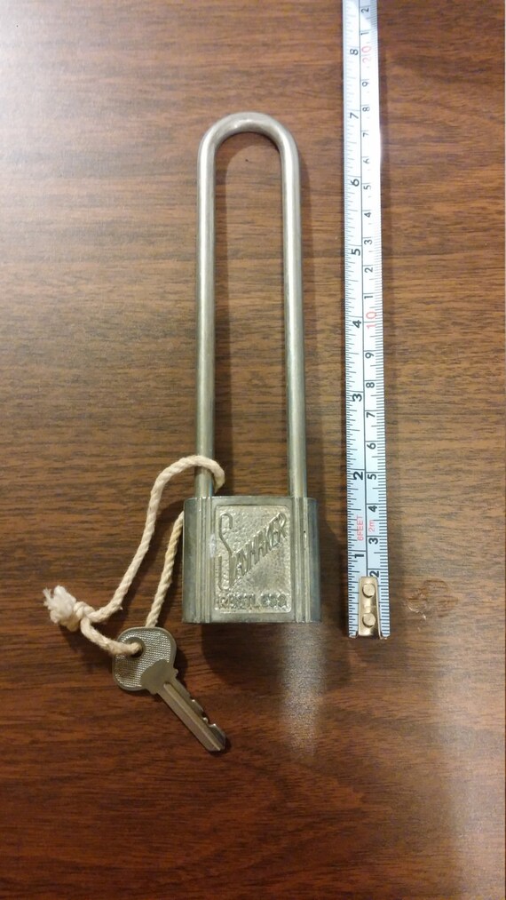 Vintage Slaymaker Rustless Bicycle Lock with Key