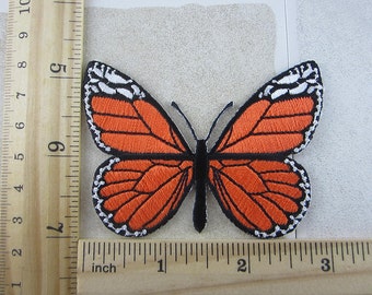 Embroidered Butterfly Patch Iron/Sew On