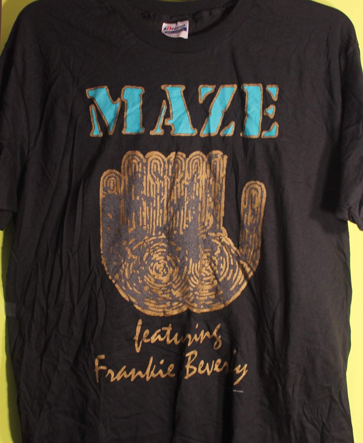 Maze W/Frankie Beverly Concert T Shirt Authentic Vintage