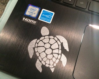 Glitter Sea Turtle Decal/ Glitter Sea Turtle Sticker/ Glitter Sea Turtle/ Glitter Turtle/ Yeti Decal/ Turtle Vinyl Decal/ Tumbler Decal