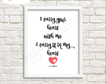 E E Cummings I Carry Your Heart - Il 340x270.956629726 C7al 