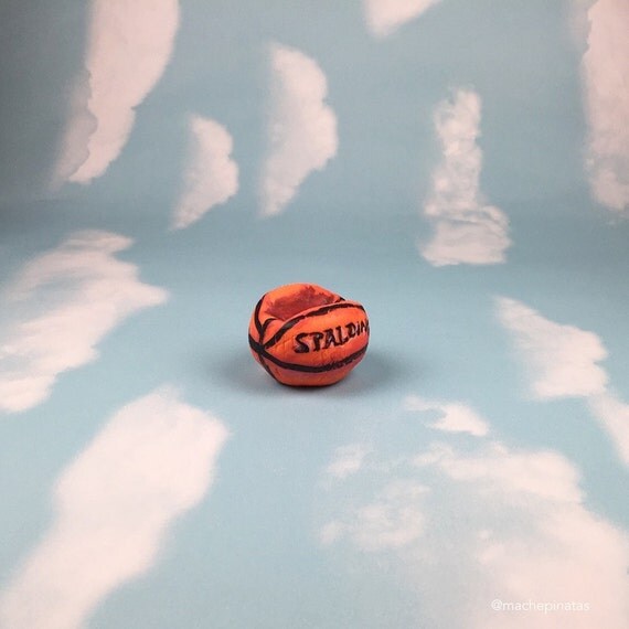 Deflated Basketball Sculpture by MachePinatas on Etsy