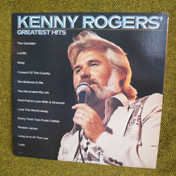 Kenny Rogers Greatest Hits Album vinyl 33 rpm 12