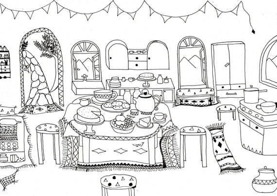 Download Kitchen Colouring Download Kitchen Coloring Cooking Coloring