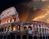 The Coliseum of Ancient Rome Landscape Photograph The Coliseum of Ancient Rome Landscape Photograph