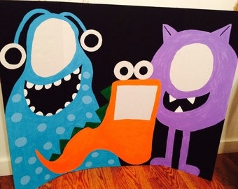 Monster photo booth | Etsy