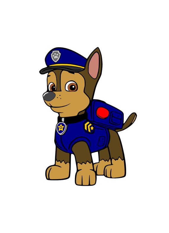 Download Paw Patrol Chase SVG Instant Download by SweetRaegans on Etsy