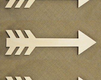 Wooden Arrow Wall Art - Arrow Wood Sign - Set of 3 Pieces - Wall Decor - Wooden Arrows - Wall Art - Wall Sign