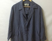 ISSEY MIYAKE Silk Shirt Jacket Blazer Coat by FOREVERANARCHY