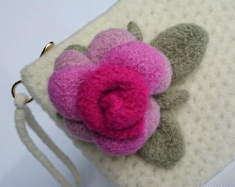 Clutch, Bridal Clutch, Wedding Clutch, Evening Clutch, Wedding Bag, Bridal Bag, Wool Clutch, Felted Clutch, Felted Bag, Handmade