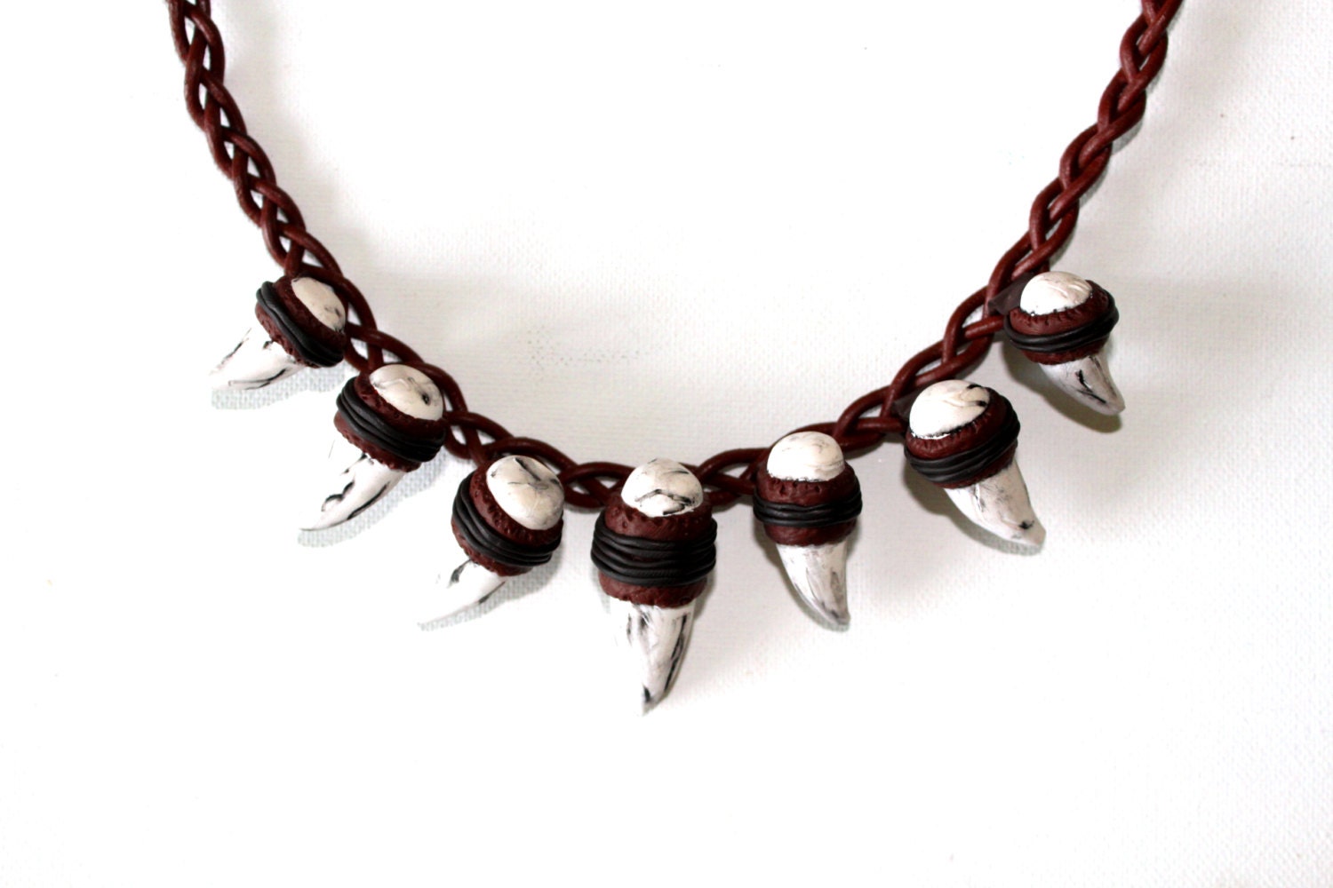 Teeth necklace Native south american by DreamsLittleWorkshop