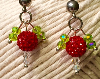 Mini-Dirigible Plum Surgical Stainless Steel Post Earrings - Luna Lovegood inspired