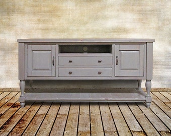 Console Table, Sideboard, Media Console, Reclaimed Wood, Buffet, TV Stand, Handmade