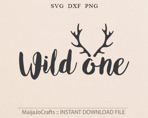 Download Wild One SVG File For Cricut and Cameo Cutting File back to