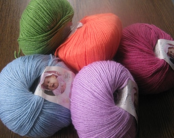 Baby Yarn, baby wool, hypoallergenic yarn, Alize yarn, wool yarn, antibacterial yarn, wool, bamboo, acrilyc yarn