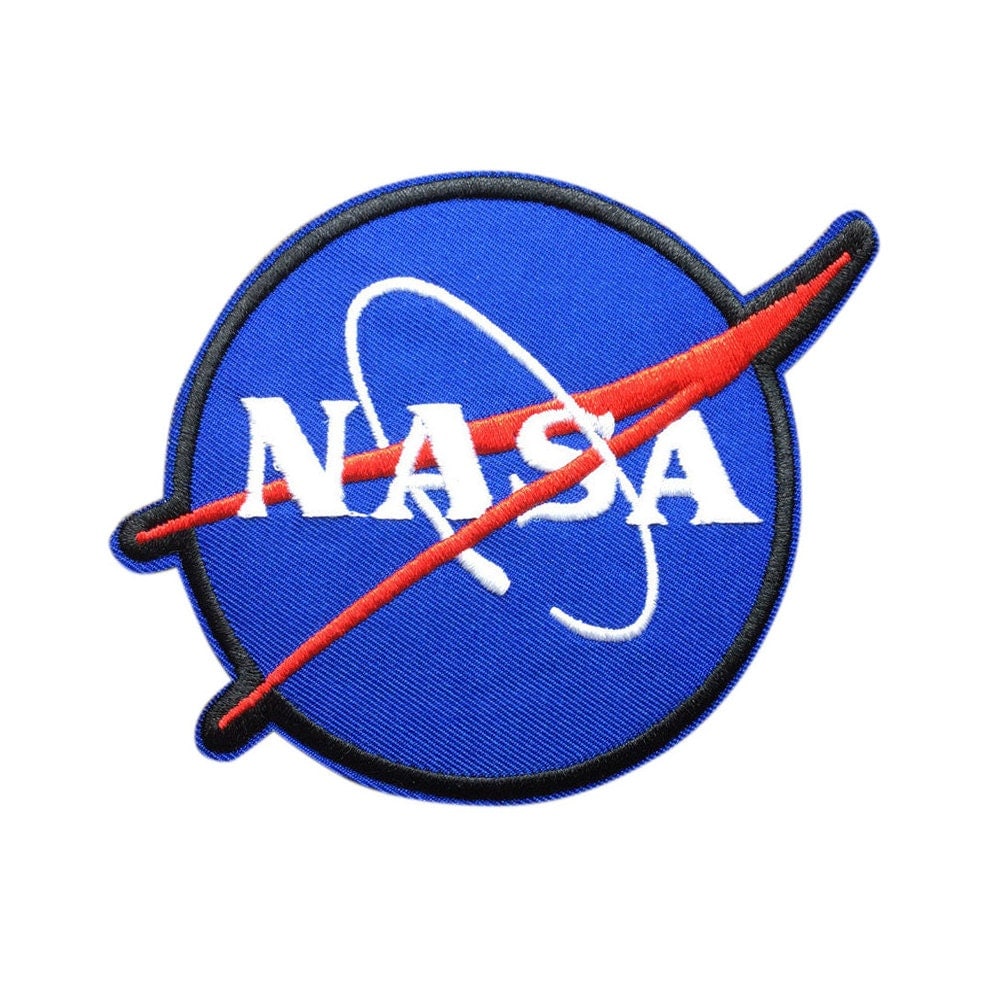 NASA Logo Patch Embroidered Space Sew On Iron On Patches