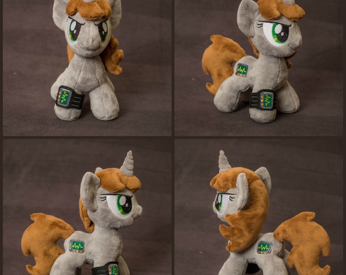 Plush Fallout Equestria Littlepip Deadshot Calamity Velvet Remedy Custom Chibi Pony 8 inches