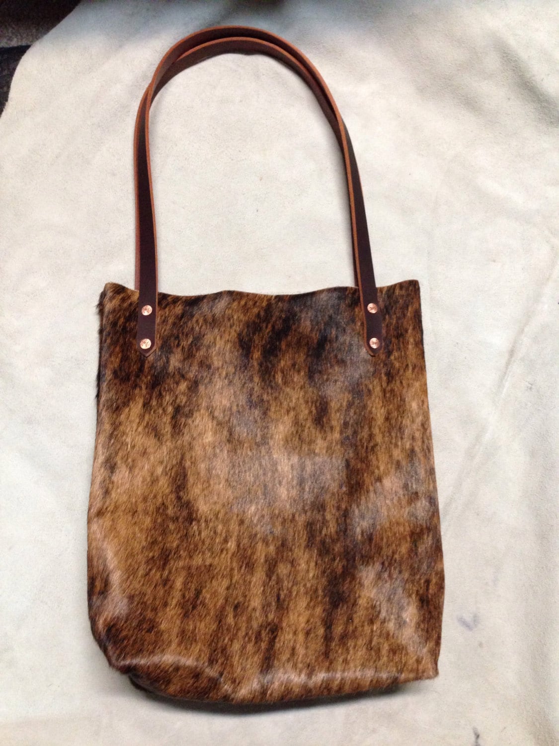 Hair on Hide Shoulder Bag / Tote / Purse by TripleDSaddlery