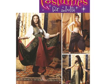 Sewing Pattern for Womens Belly Dancer Costume,Simplicity Pattern 5359,Halloween Costume,Cosplay,Plus Sizes Avail, Harem, Genie,Belly Dancer
