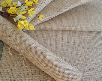 Burlap Table Runner 12" wide, Rustic/Country Wedding Reception Table Runner, Shabby Chic Decor, Rustic Home Decor, Party Table Runner