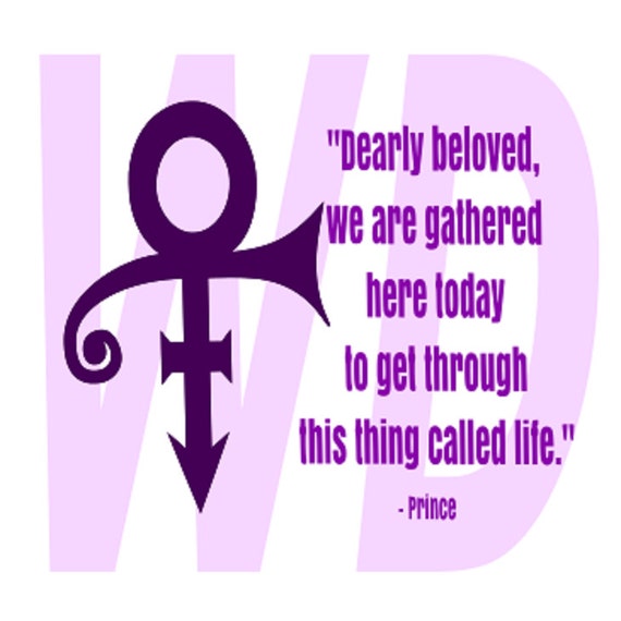 Download Prince symbol and quote SVG DXF EPS files for by Walkerdesigns6