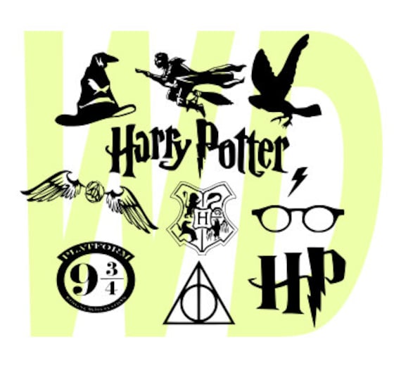 Harry Potter svg dxf eps cutting files for by Walkerdesigns6