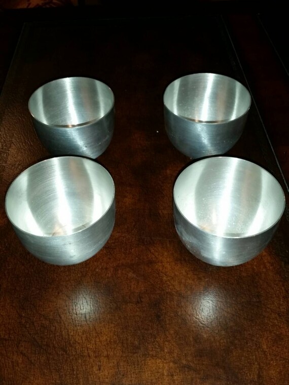 REDUCED Vintage Pewter Jefferson Cup Set of 4