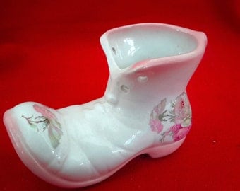 China Shoe, Old Foley, vintage china by James Kent, English China, Porcelain Boot, Collectable, home decor. Gift.