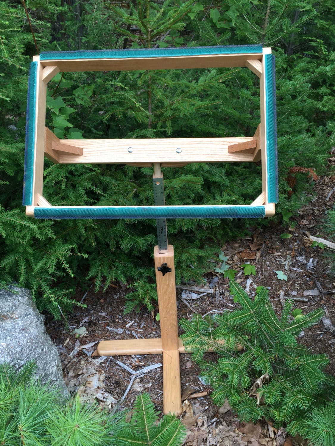 Solid Hardwood Floor Frame for Rug Hooking by NorthwoodsMade