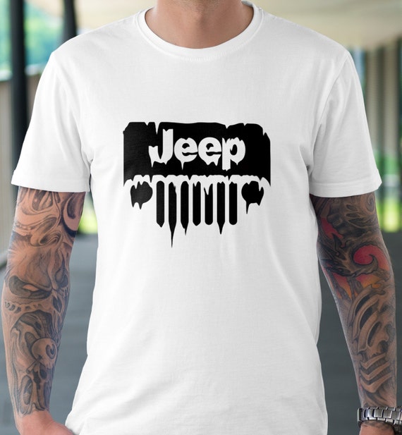 Jeep t-shirt logo 4x4 tee C6 by BcreativeShirts on Etsy