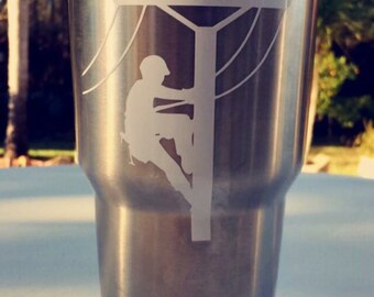 Lineman Yeti Cup Sticker