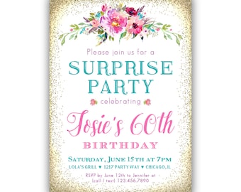 60Th Birthday Party Invitations For Her 9